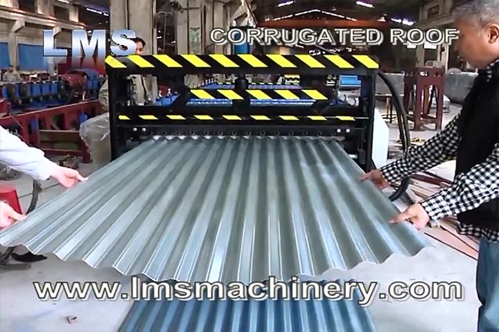 LMS CORRUGATED SHEET ROOF ROLL FORMING MACHINE